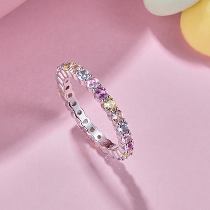 [Lumi Jewelry]Dazzling Resplendent Round Cut Party Ring