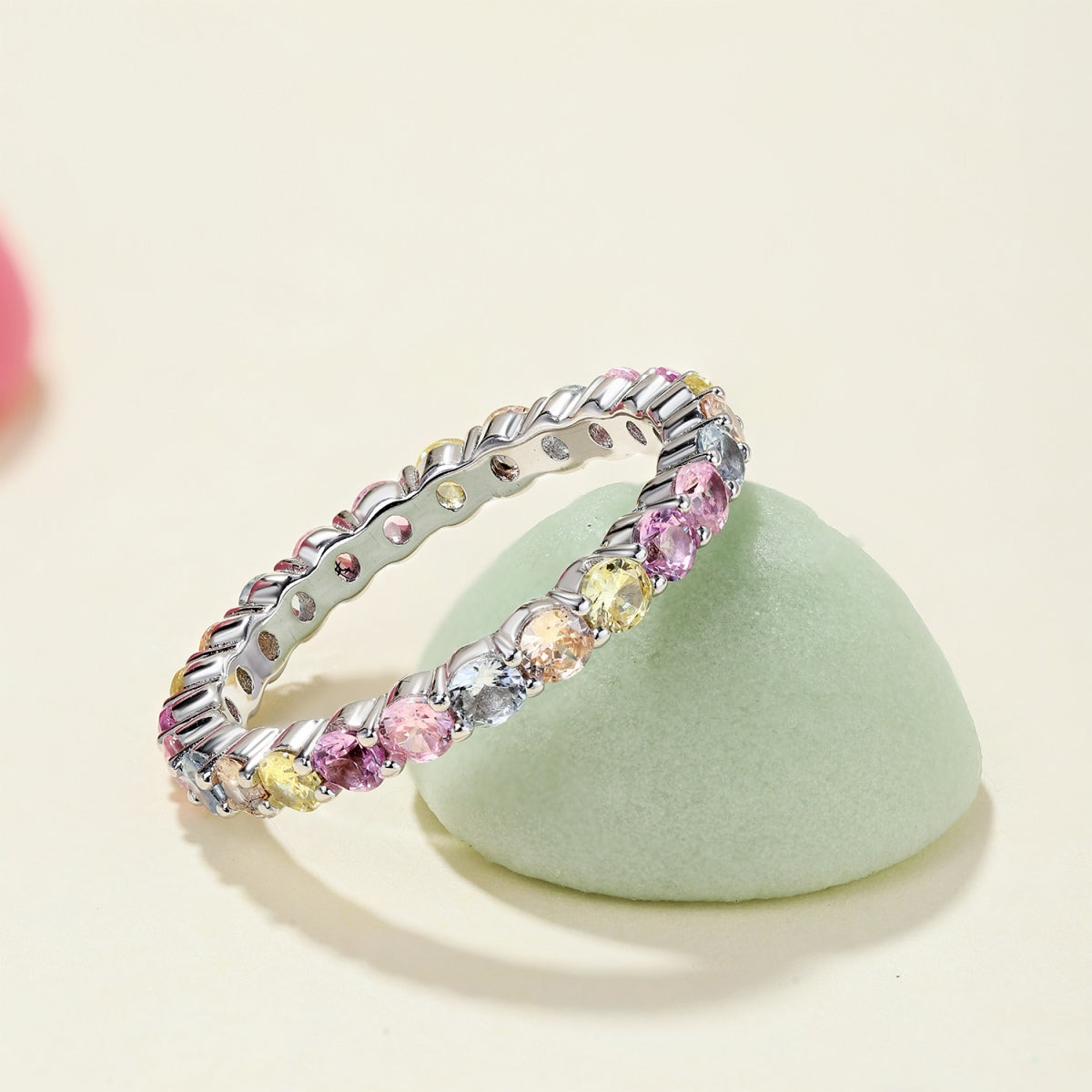 [Lumi Jewelry]Dazzling Resplendent Round Cut Party Ring