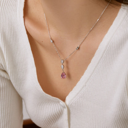 [Lumi Jewelry]Dazzling Pear Cut Necklace
