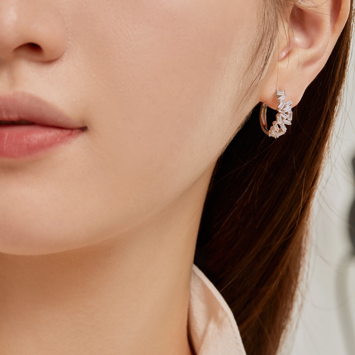 [Lumi Jewelry]Dazzling Colorful Emerald Cut Daily Earrings