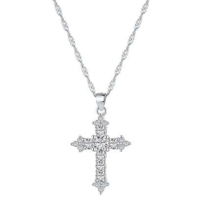 [Lumi Jewelry]Delicate Cross Shape Necklace