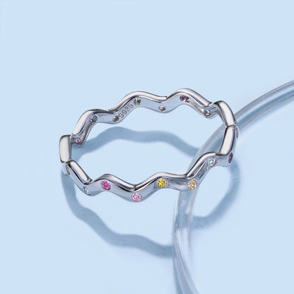 [Lumi Jewelry]Ornate Vibrant Round Cut Daily Ring