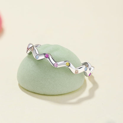 [Lumi Jewelry]Ornate Vibrant Round Cut Daily Ring