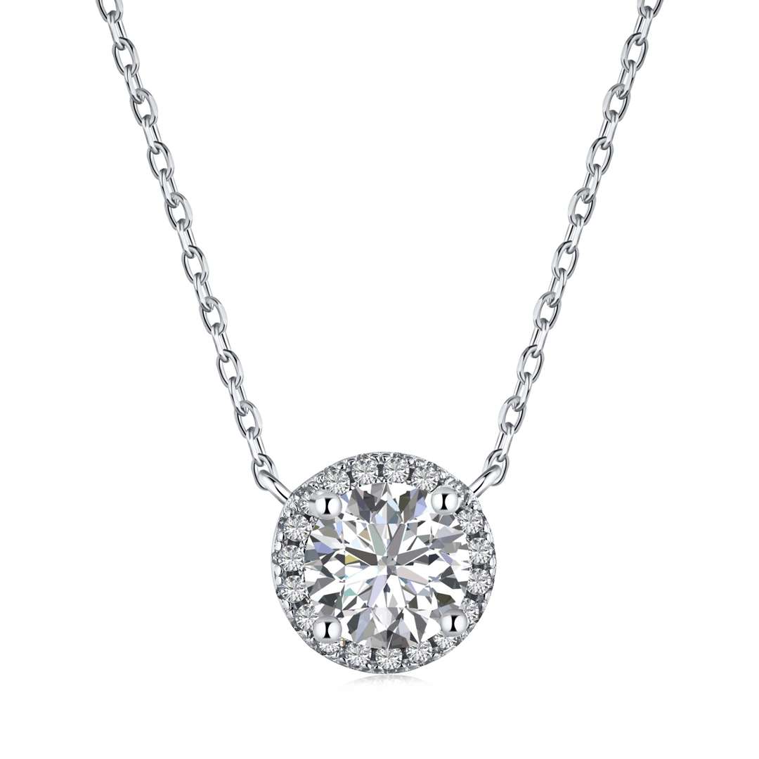 [Lumi Jewelry]Luxurious Round Cut Necklace