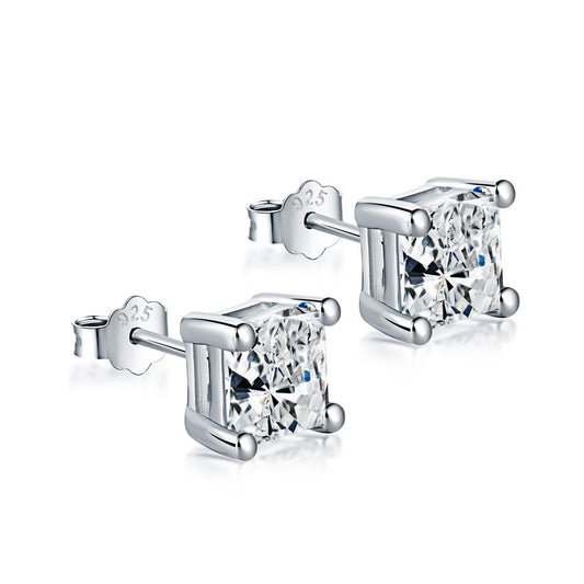 [Lumi Jewelry]Delicate Square Shape Earrings