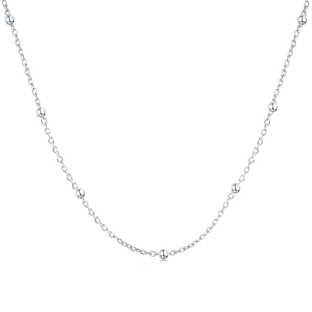 [Lumi Jewelry]Small Bead Clavicle Chain Simple Necklace