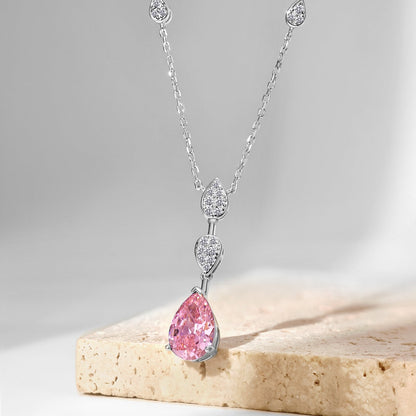 [Lumi Jewelry]Dazzling Pear Cut Necklace