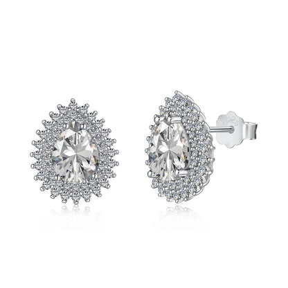 [Lumi Jewelry]Delicate Gorgeous Pear Cut Daily Earrings