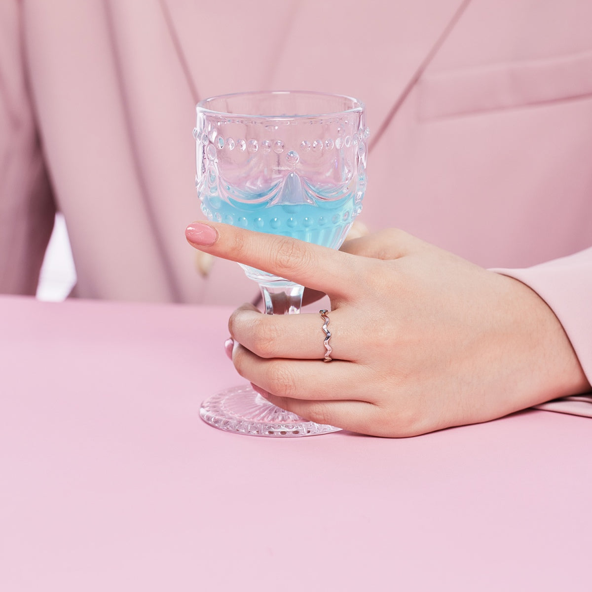 [Lumi Jewelry]Ornate Vibrant Round Cut Daily Ring