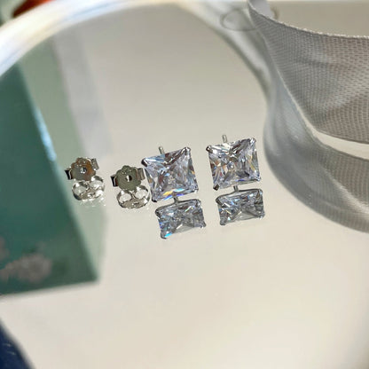 [Lumi Jewelry]Ornate Square Shape Earrings