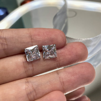 [Lumi Jewelry]Ornate Square Shape Earrings