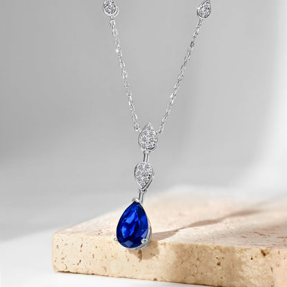 [Lumi Jewelry]Dazzling Pear Cut Necklace