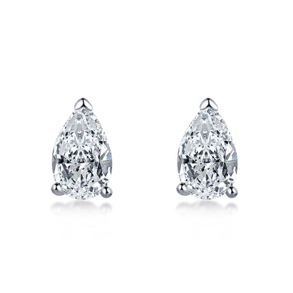 [Lumi Jewelry]Ornate Water Drop Shape Earrings