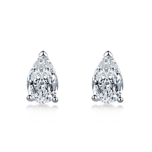 [Lumi Jewelry]Ornate Water Drop Shape Earrings
