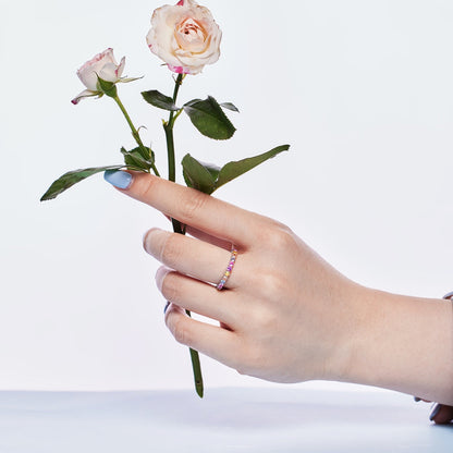 [Lumi Jewelry]Dazzling Resplendent Round Cut Party Ring