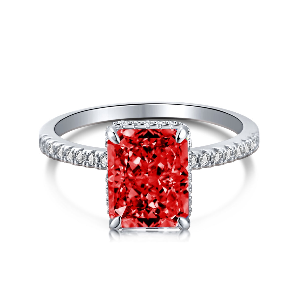 [Lumi Jewelry]4.0 Carat Luxurious Engagement Ring