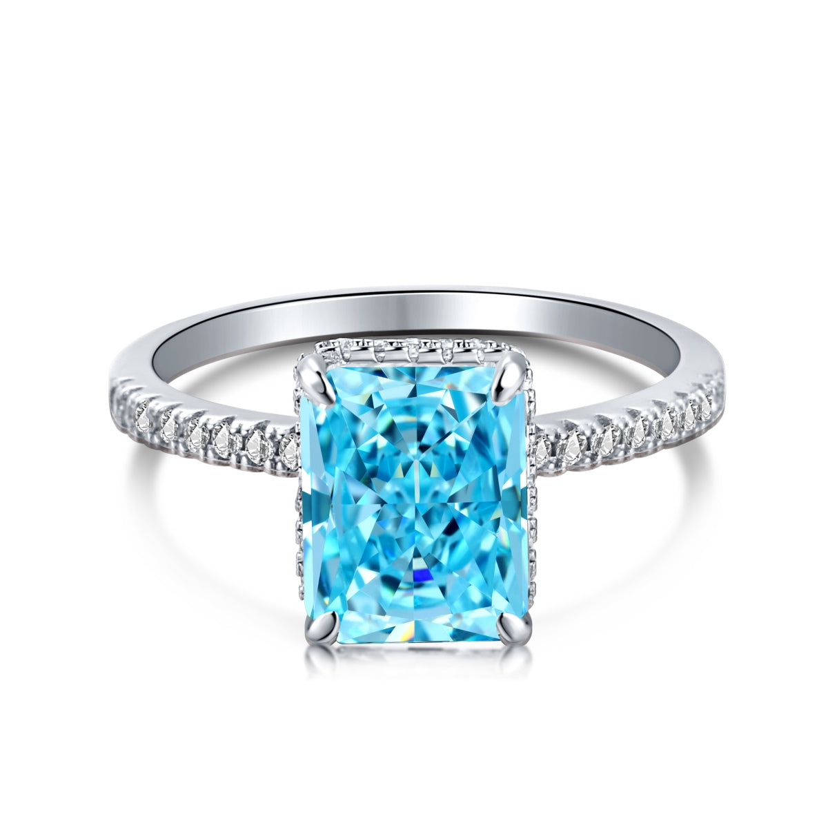 [Lumi Jewelry]4.0 Carat Luxurious Engagement Ring