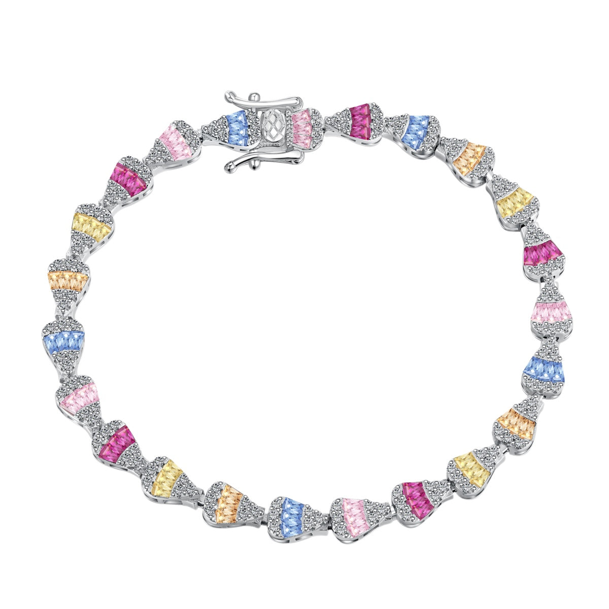 [Lumi Jewelry]Radiant Water Drop Shape Daily Bracelet