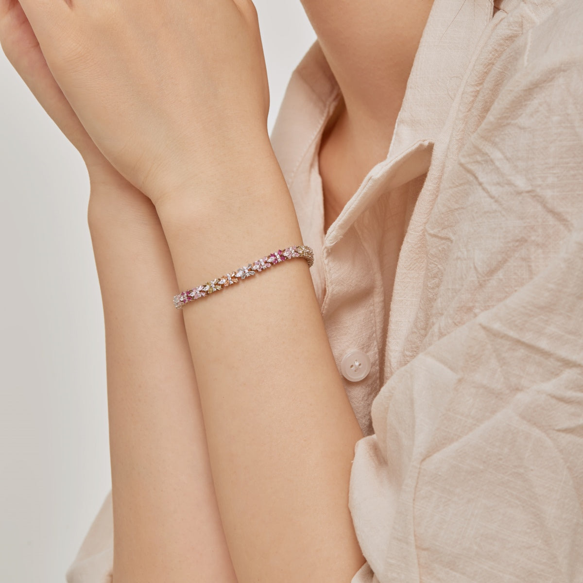 [Lumi Jewelry]Unique Colorful Butterfly Shape Party Bracelet