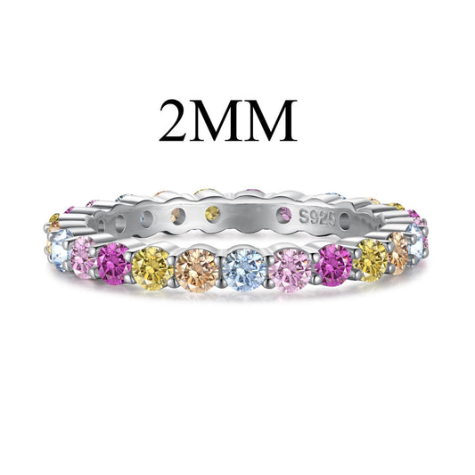 [Lumi Jewelry]Elegant Vivid Round Cut Daily Ring