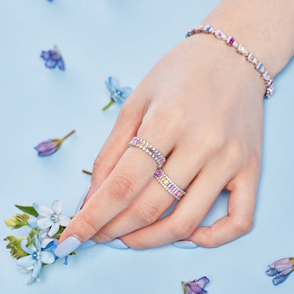 [Lumi Jewelry]Radiant Water Drop Shape Daily Bracelet