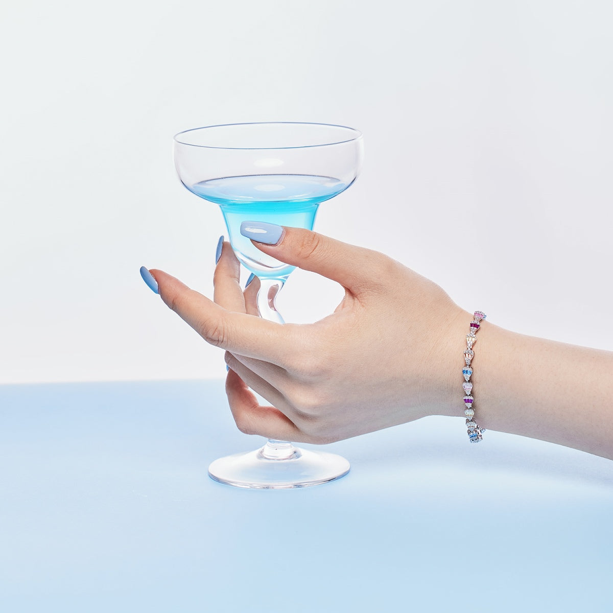 [Lumi Jewelry]Radiant Water Drop Shape Daily Bracelet