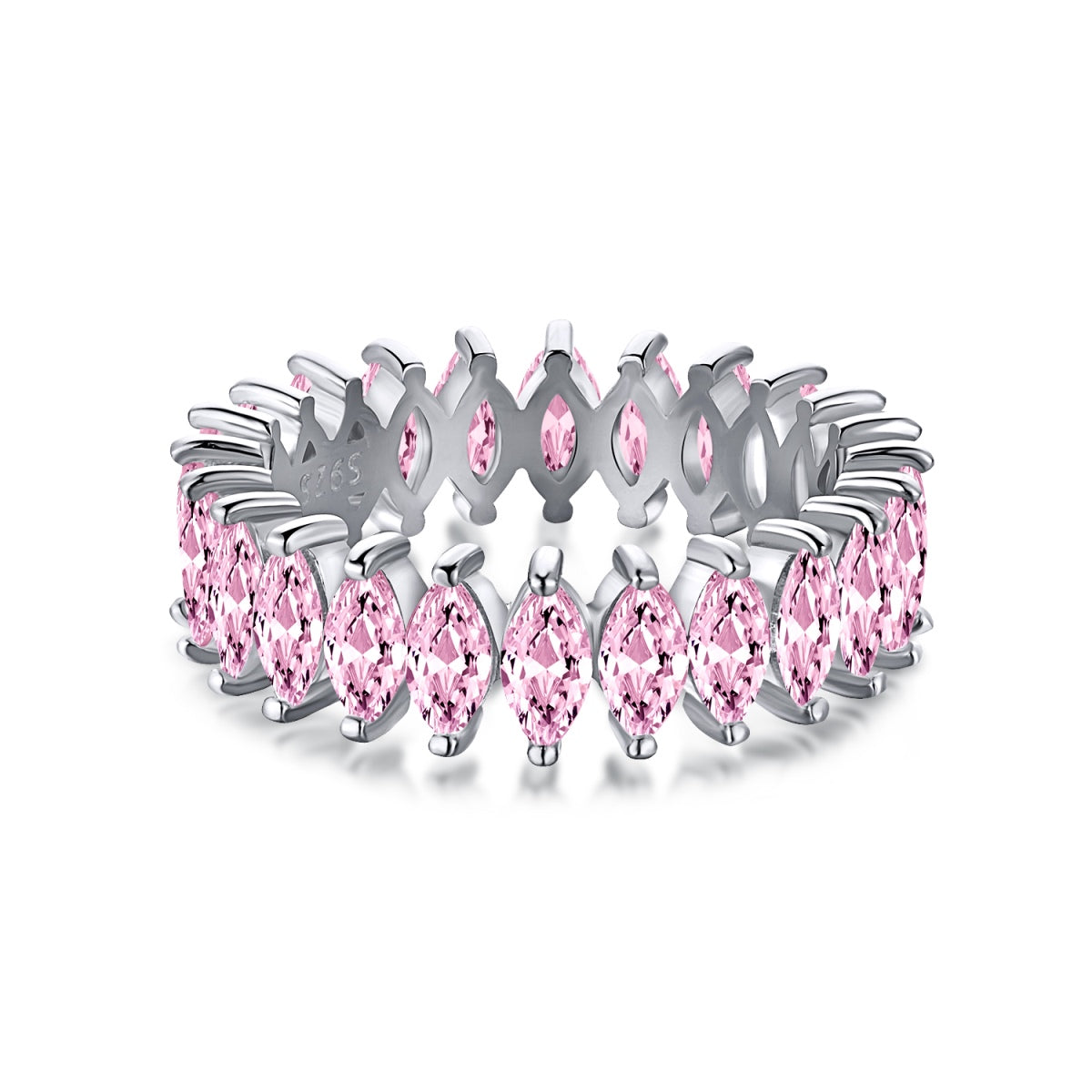 [Lumi Jewelry]Gorgeous Marquise Cut Tennis Ring