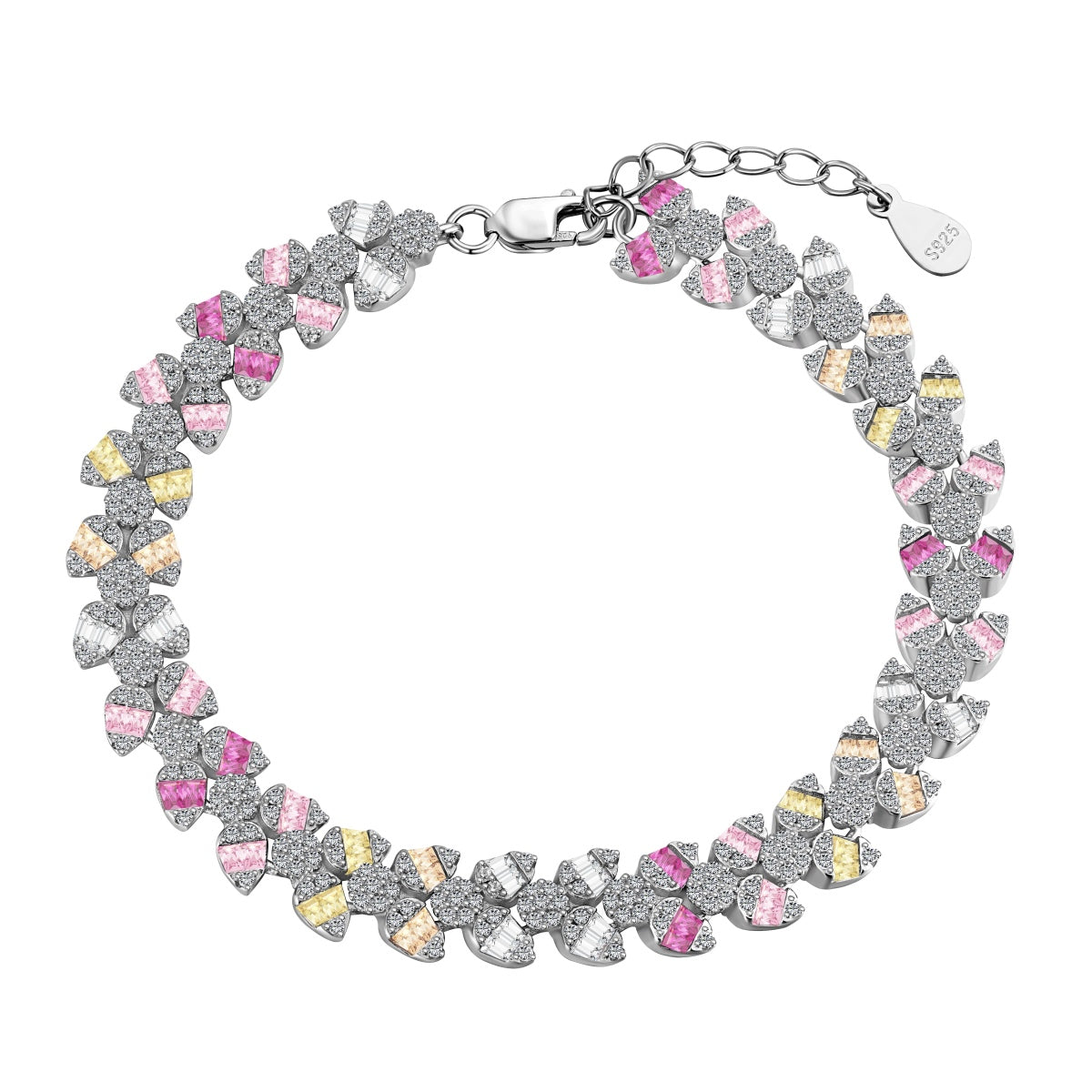 [Lumi Jewelry]Dainty Exquisite Flower Shape Daily Bracelet