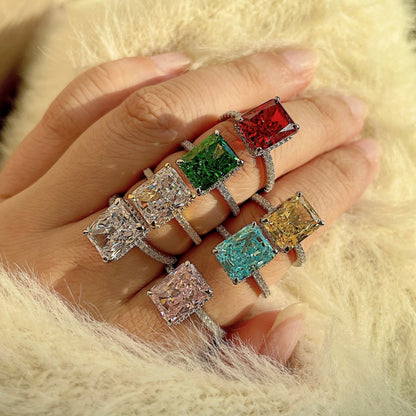 [Lumi Jewelry]4.0 Carat Luxurious Engagement Ring