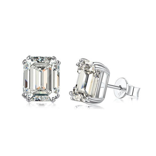 [Lumi Jewelry]Dazzling Square Shape Earrings