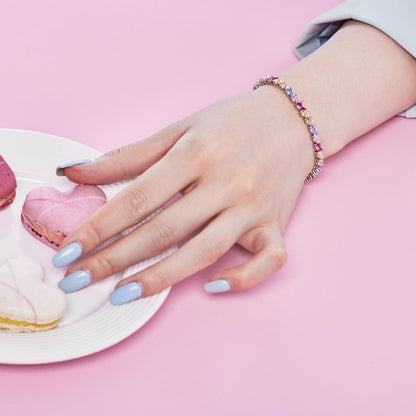 [Lumi Jewelry]Ornate Sparkling Multi Cut Party Bracelet