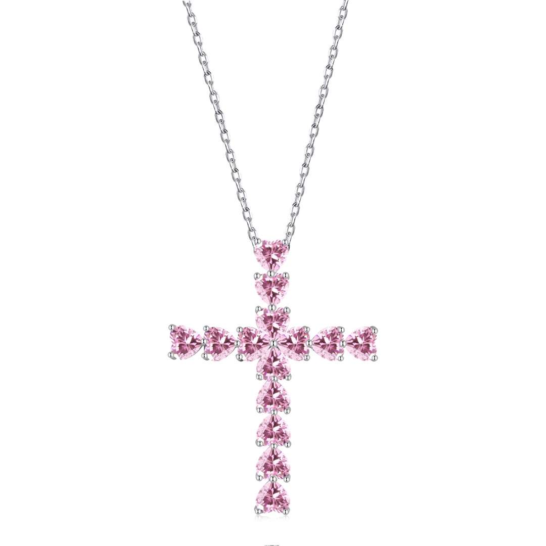 [Lumi Jewelry]Radiant Cross Shape Necklace
