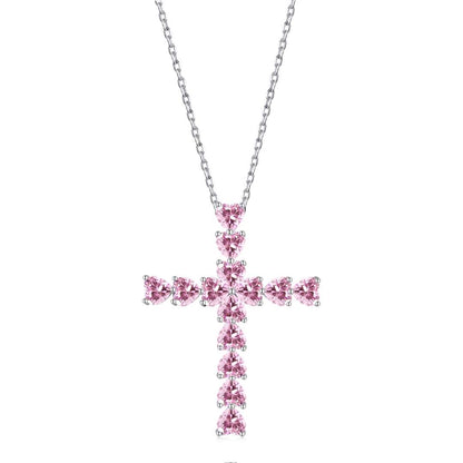 [Lumi Jewelry]Radiant Cross Shape Necklace