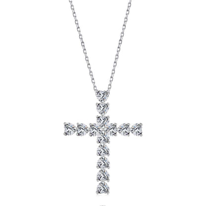 [Lumi Jewelry]Radiant Cross Shape Necklace