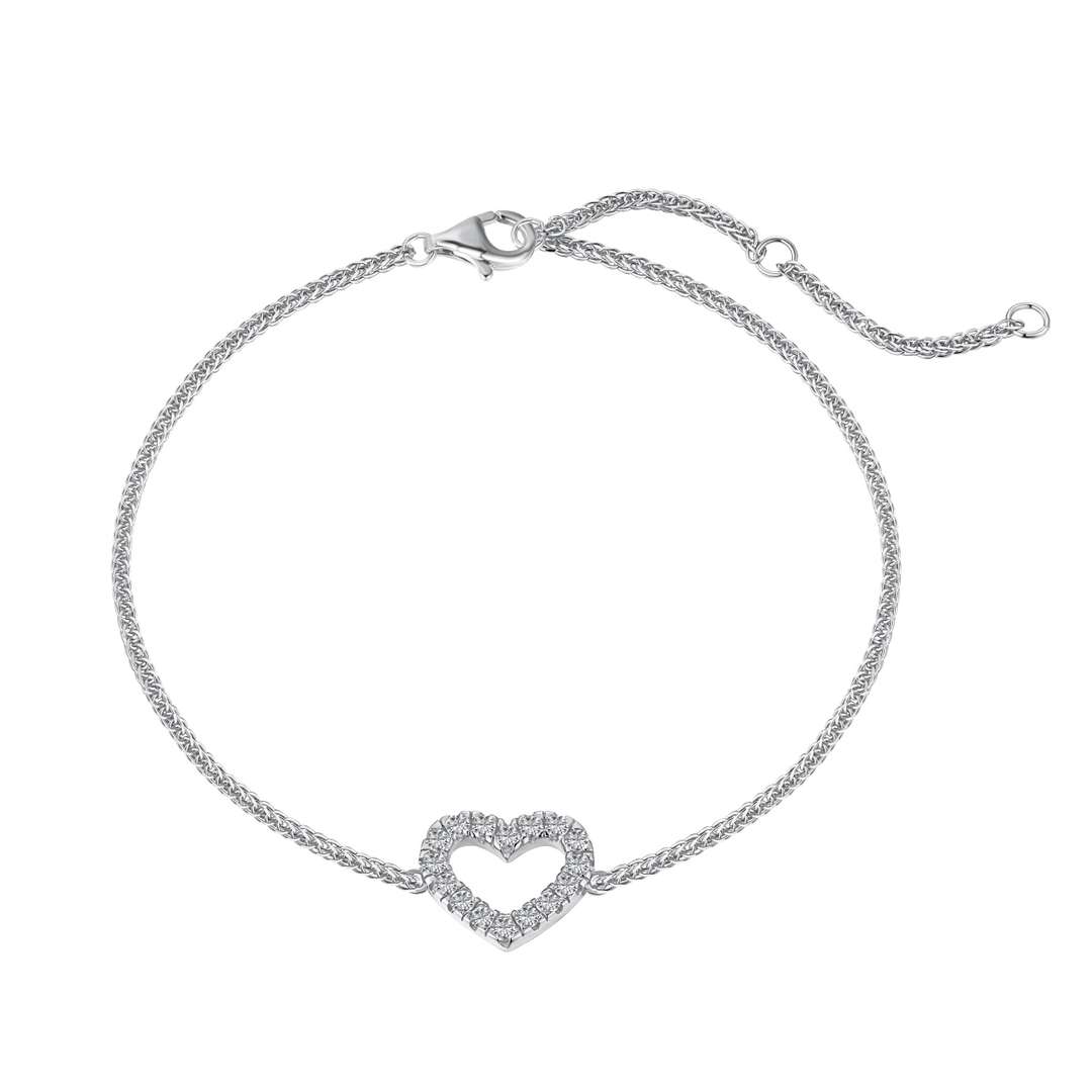 [Lumi Jewelry]Heart Shape Lover Bracelet