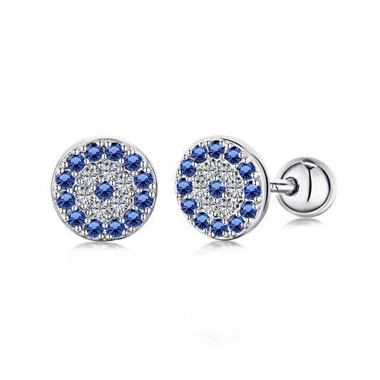 [Lumi Jewelry]Devil's Eye Ear Bone Nail Earrings