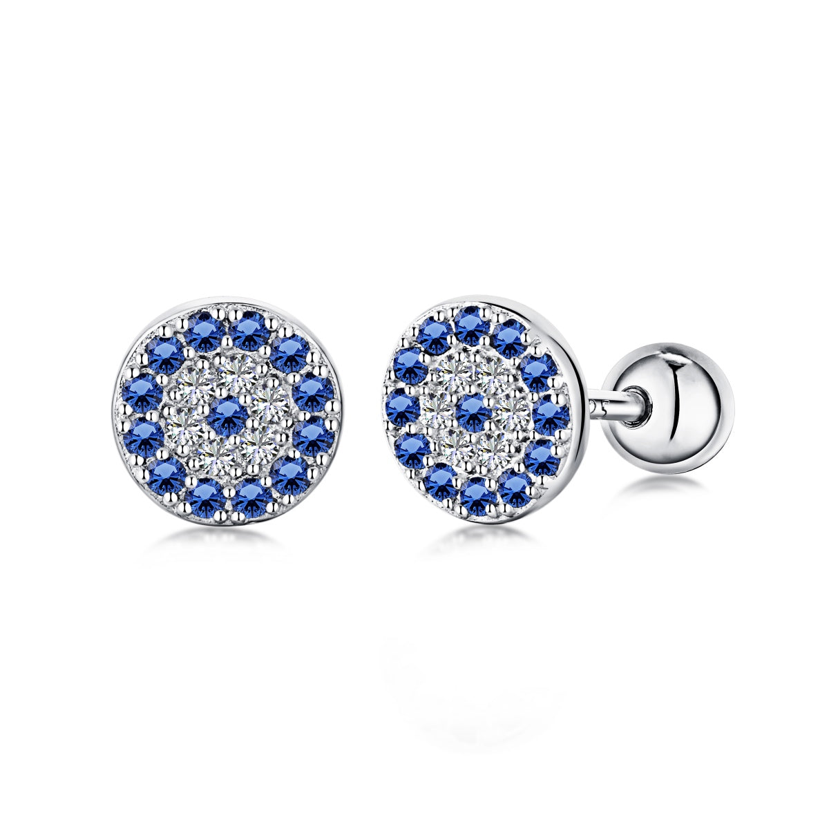 [Lumi Jewelry]Devil's Eye Ear Bone Nail Earrings