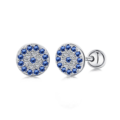 [Lumi Jewelry]Devil's Eye Ear Bone Nail Earrings