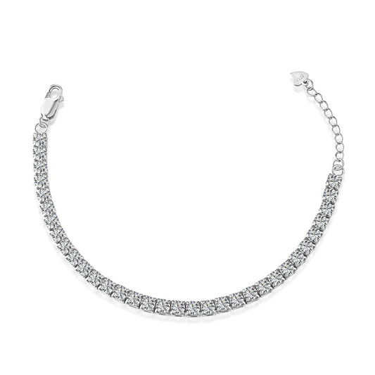 [Lumi Jewelry]Sparkling Radiant Princess Cut Tennis Bracelet