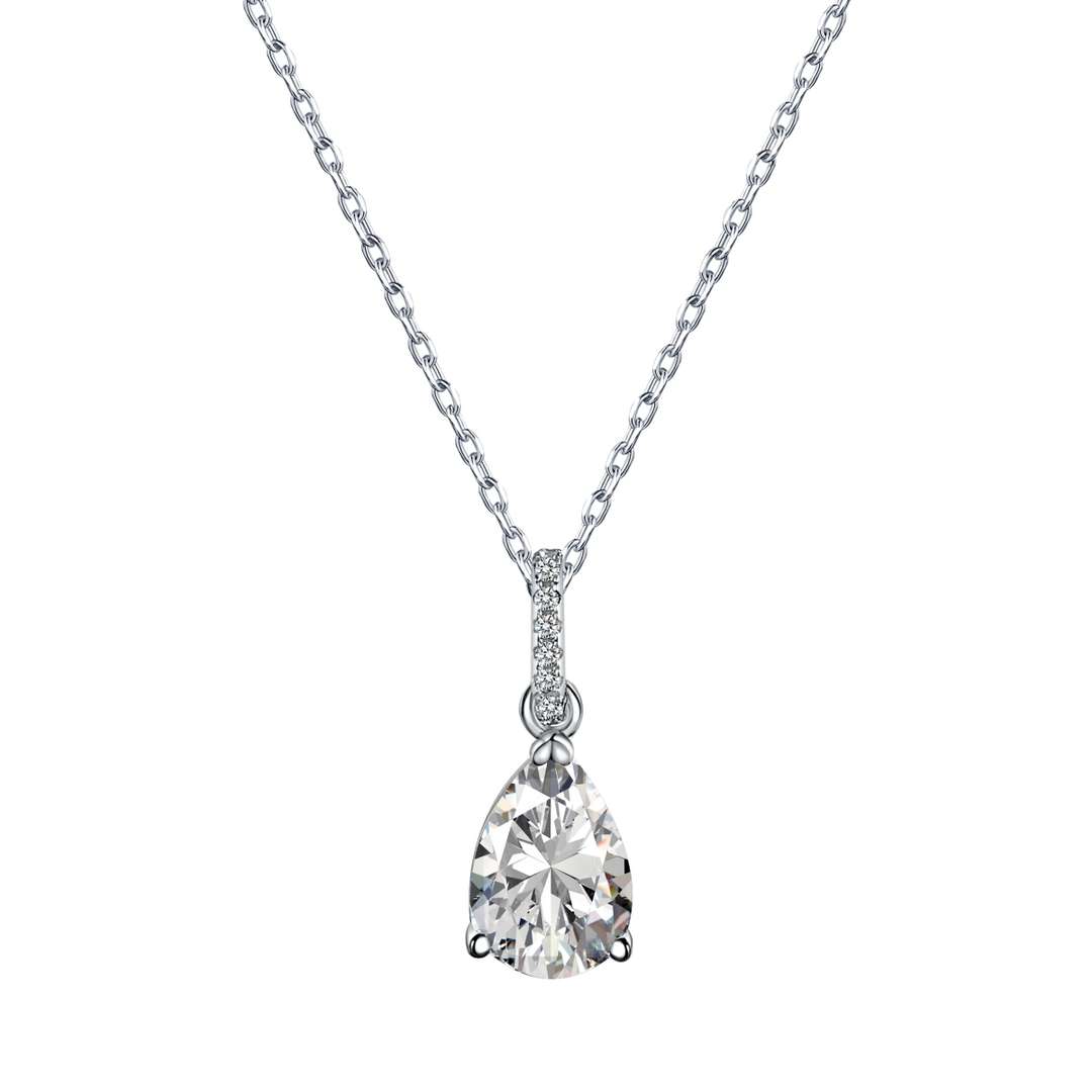 [Lumi Jewelry]Delicate Water Drop Shape Fashion Necklace