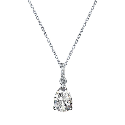 [Lumi Jewelry]Delicate Water Drop Shape Fashion Necklace