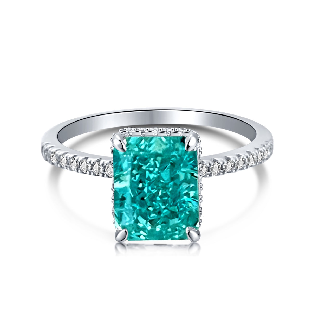 [Lumi Jewelry]4.0 Carat Luxurious Engagement Ring