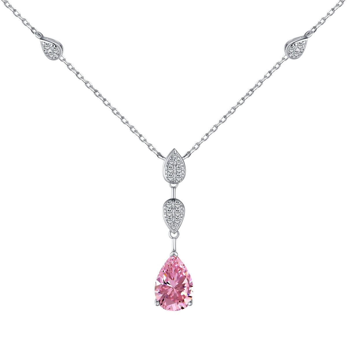 [Lumi Jewelry]Dazzling Pear Cut Necklace
