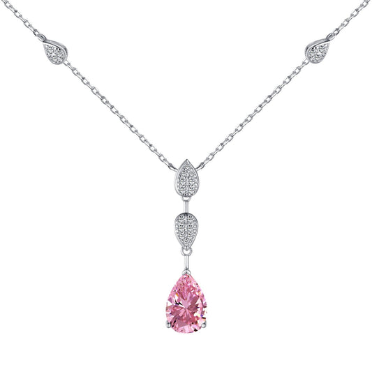 [Lumi Jewelry]Dazzling Pear Cut Necklace