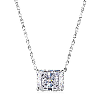 [Lumi Jewelry]Luxurious Square Shape Colorful Necalack