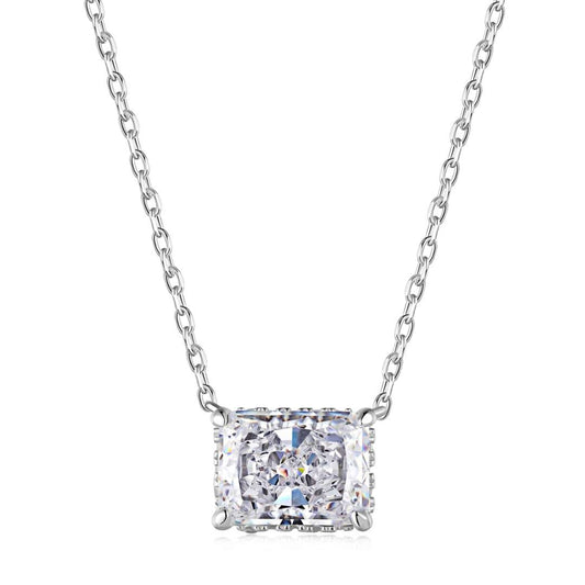 [Lumi Jewelry]Luxurious Square Shape Colorful Necalack