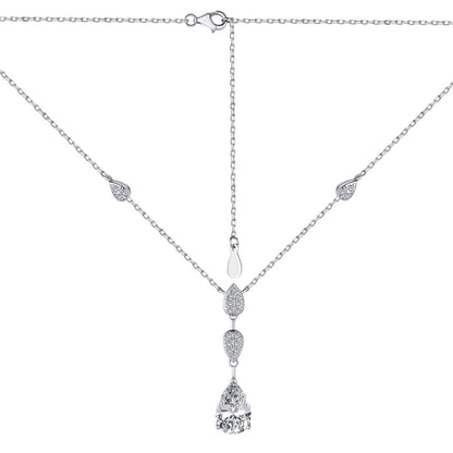 [Lumi Jewelry]Dazzling Pear Cut Necklace