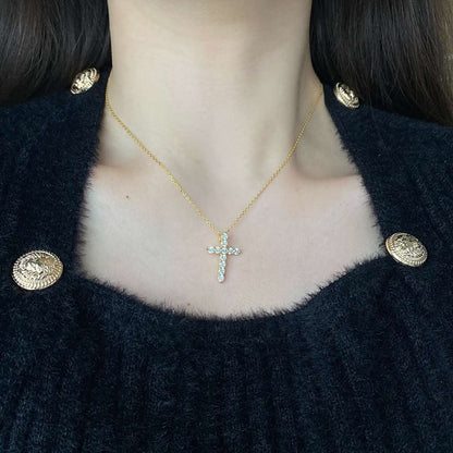 [Lumi Jewelry]Unique Cross Shape Necklace