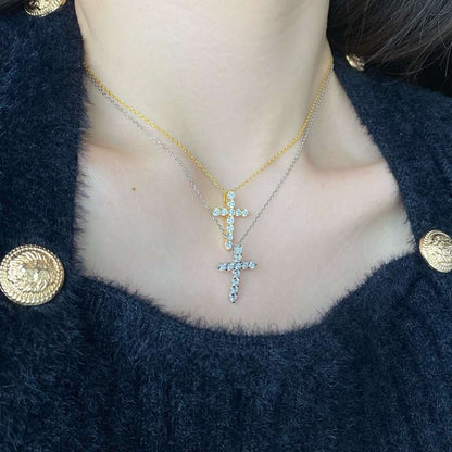 [Lumi Jewelry]Unique Cross Shape Necklace
