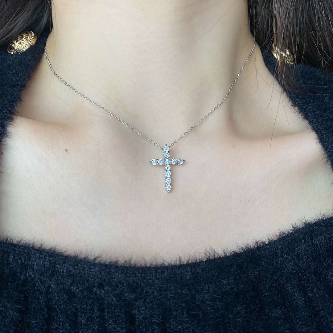 [Lumi Jewelry]Unique Cross Shape Necklace